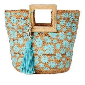 TWIG & Arrow jute beach bag -